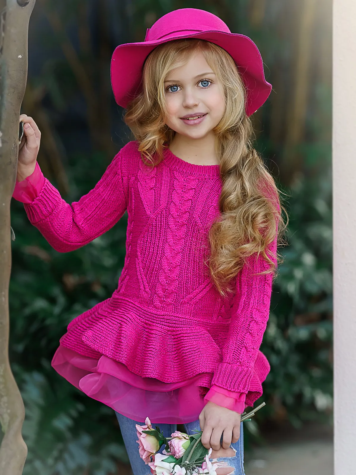 Girls Cute As Pie Tutu Sweater