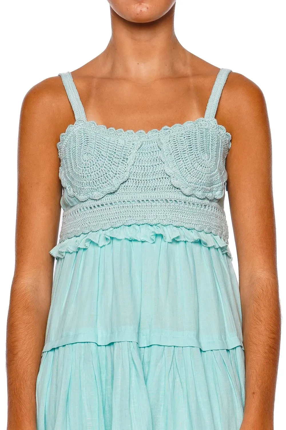 Gisella Beryl Hand Crochet Midi Dress