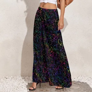 Glow Dogs - Women's Wide-Leg Pants (XS - 6XL)