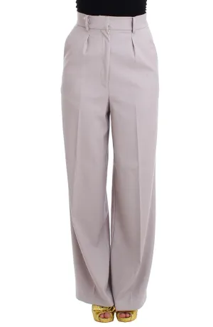 Gray high waist pants
