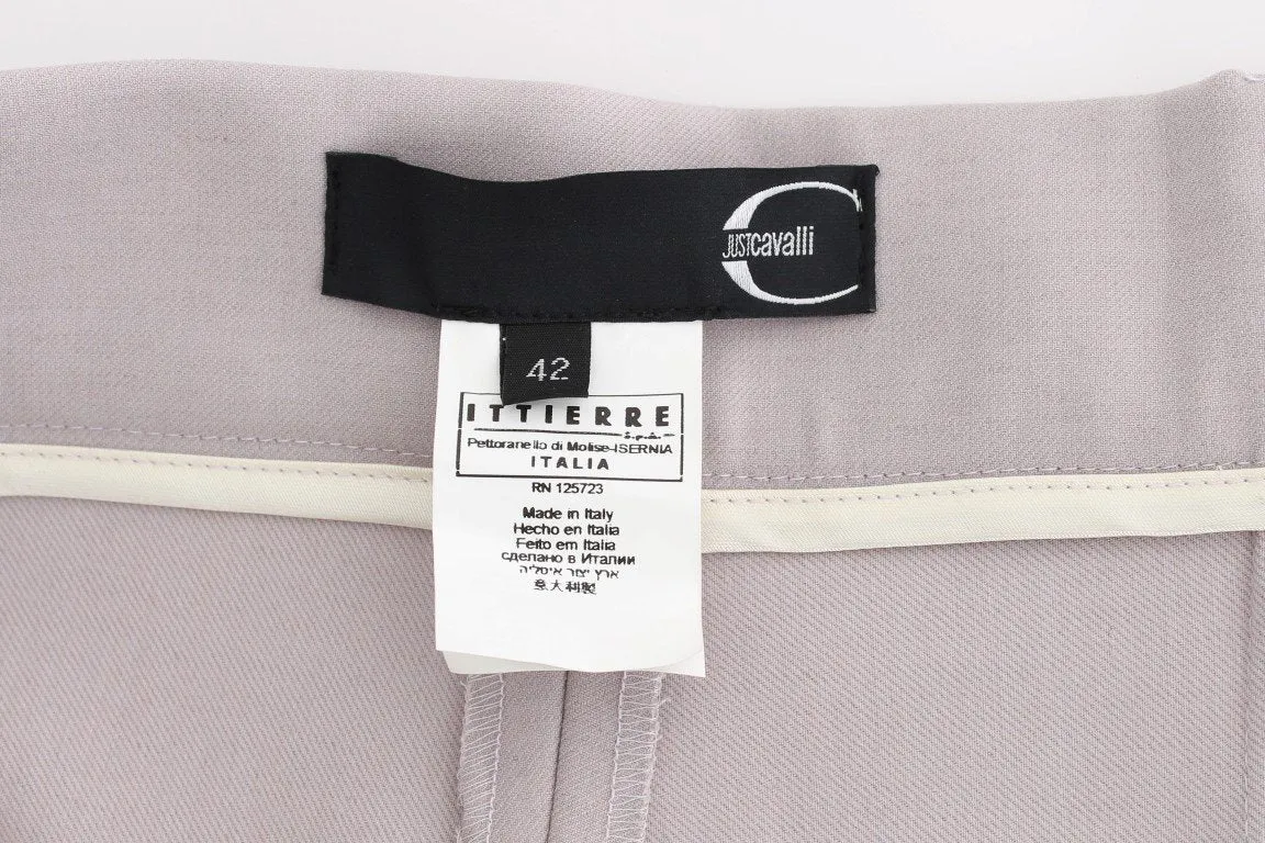 Gray high waist pants