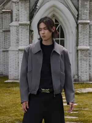 Gray Tailored Jacket
