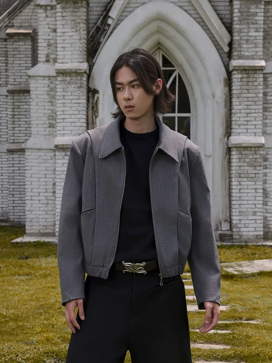 Gray Tailored Jacket