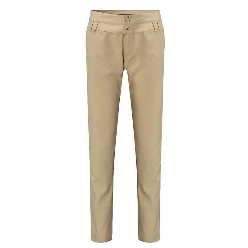 High Waist Solid Pencil Pants