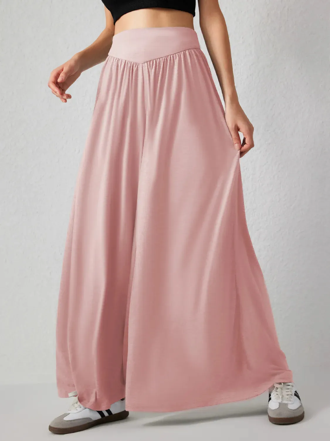 High Waist Wide Leg Pants S-2XL