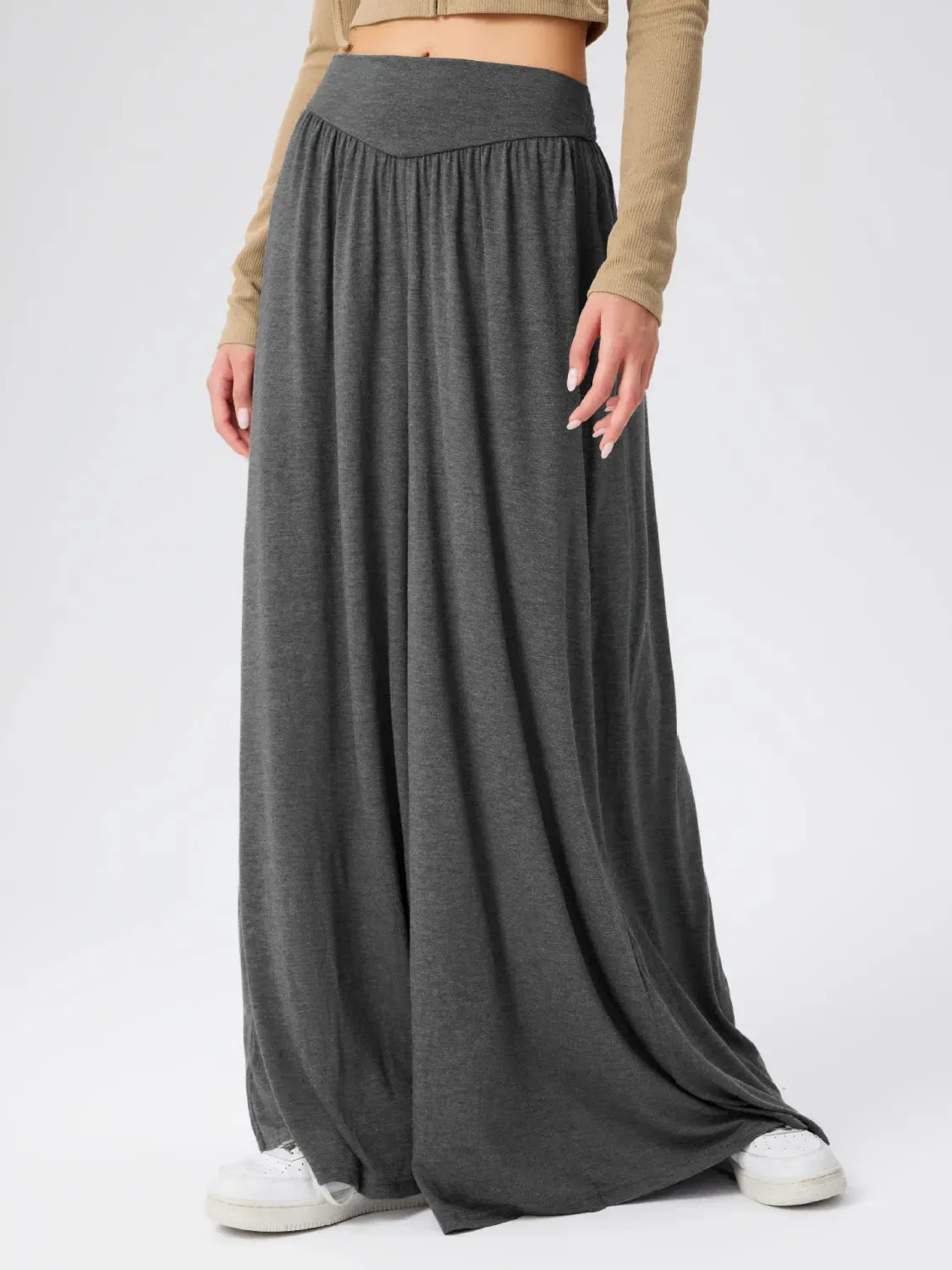 High Waist Wide Leg Pants S-2XL