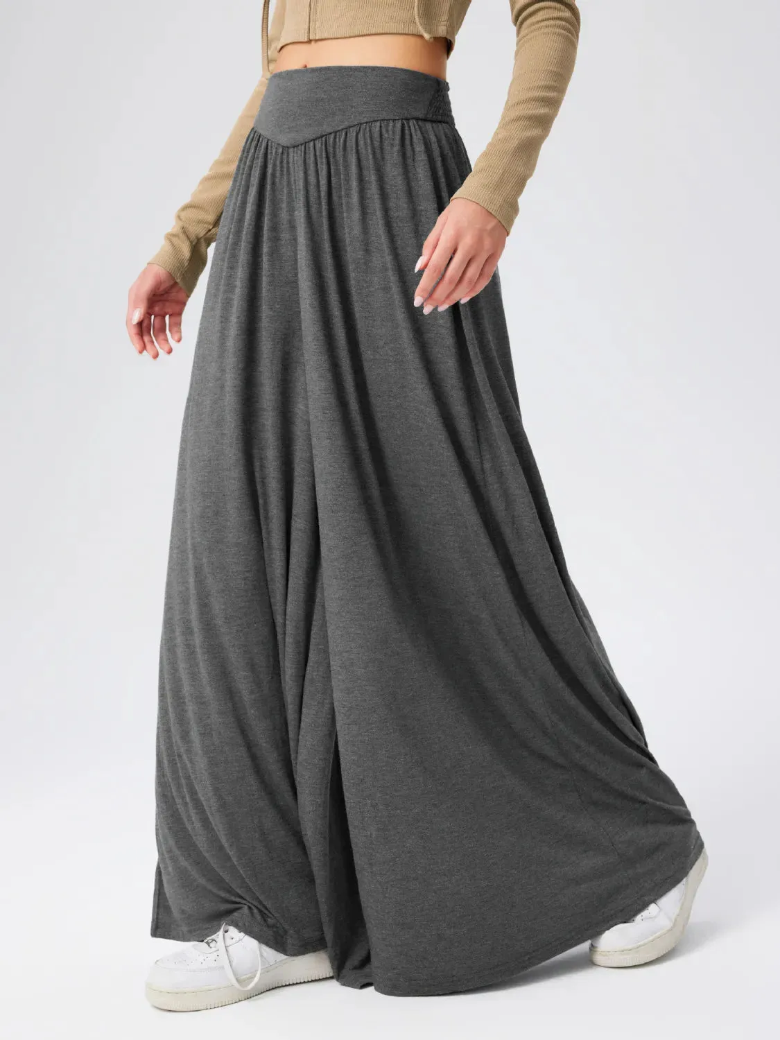 High Waist Wide Leg Pants S-2XL