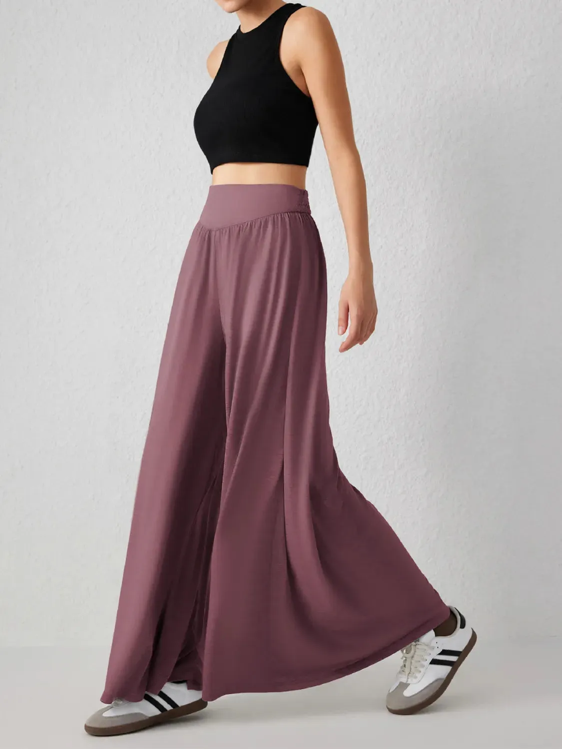 High Waist Wide Leg Pants S-2XL