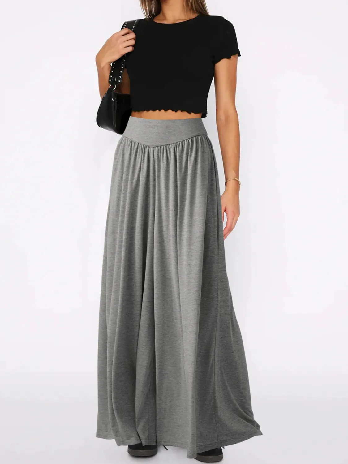 High Waist Wide Leg Pants S-2XL
