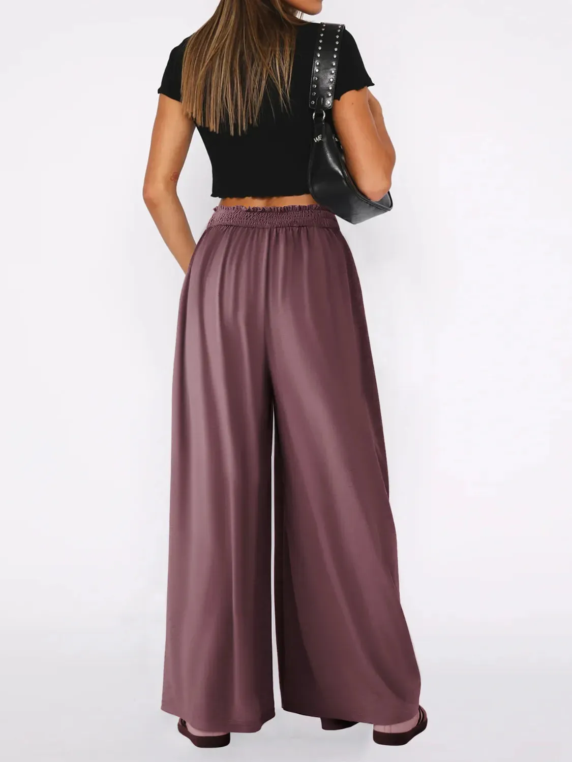 High Waist Wide Leg Pants S-2XL