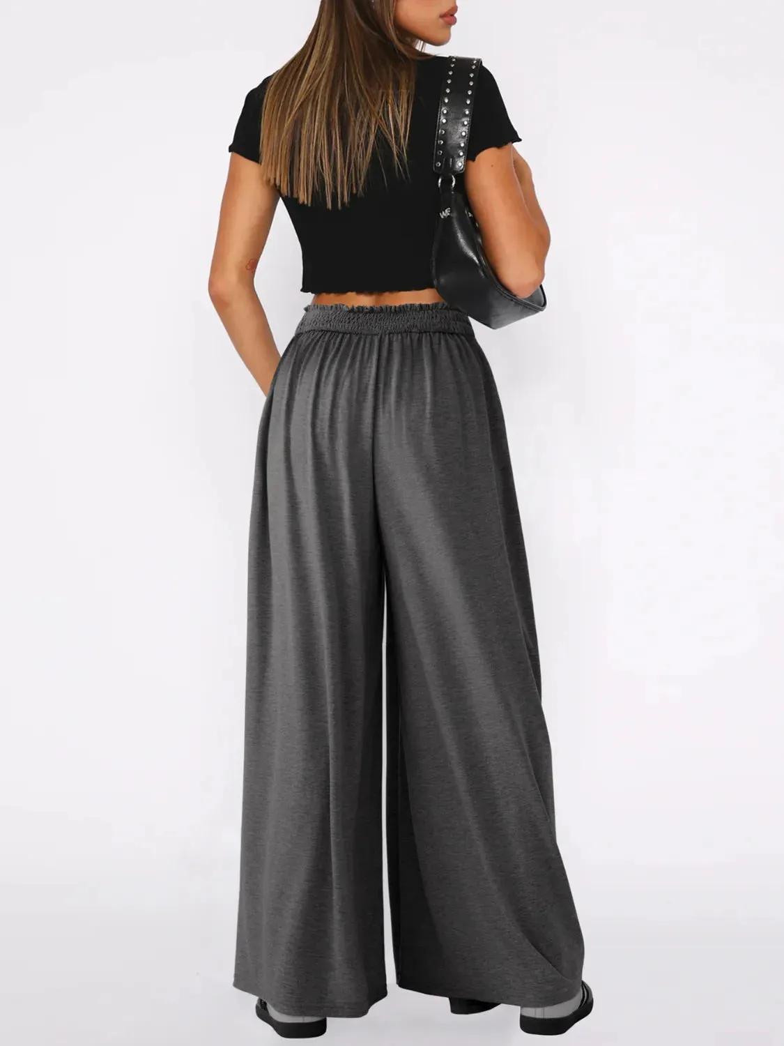 High Waist Wide Leg Pants S-2XL
