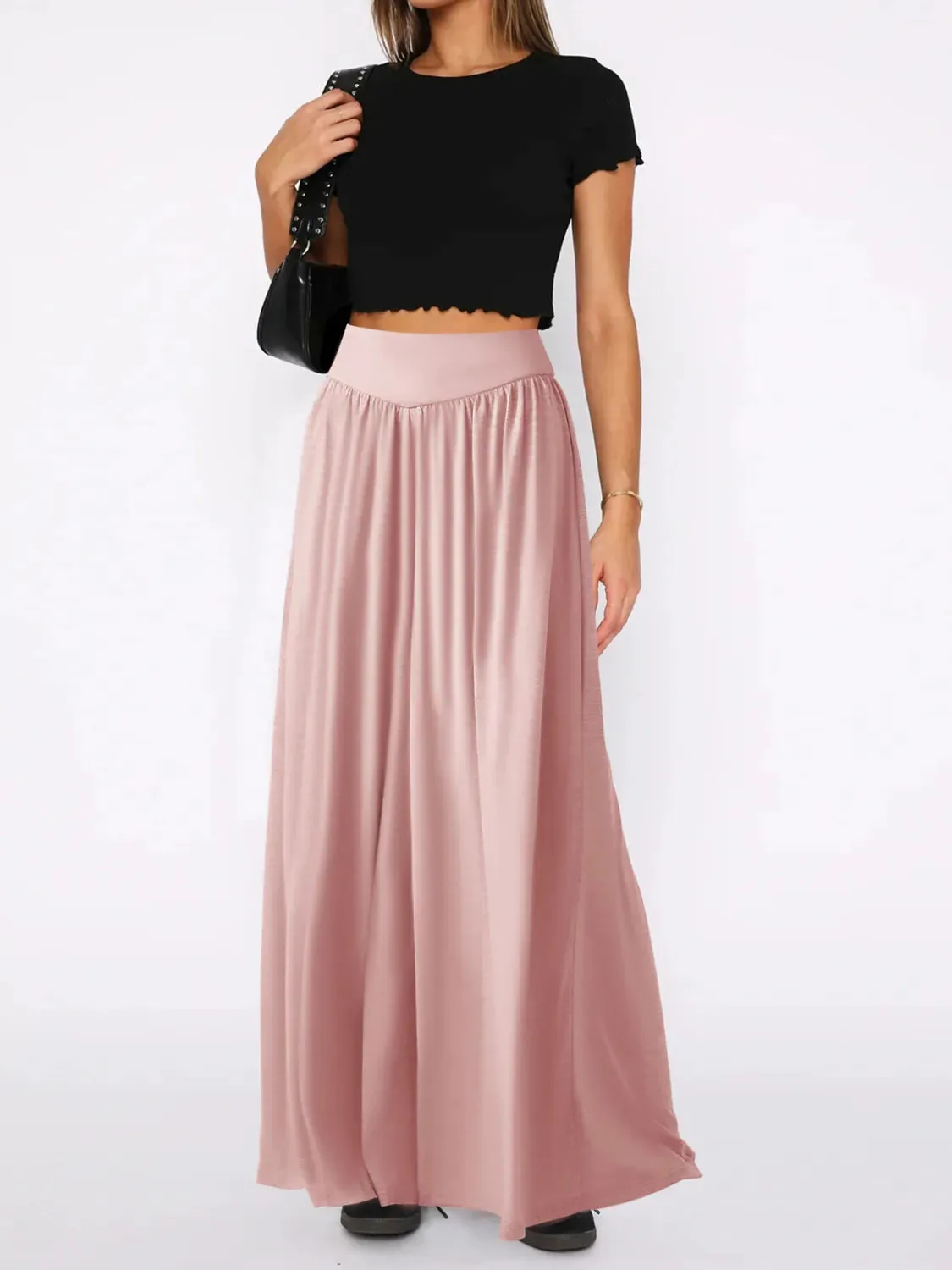 High Waist Wide Leg Pants S-2XL