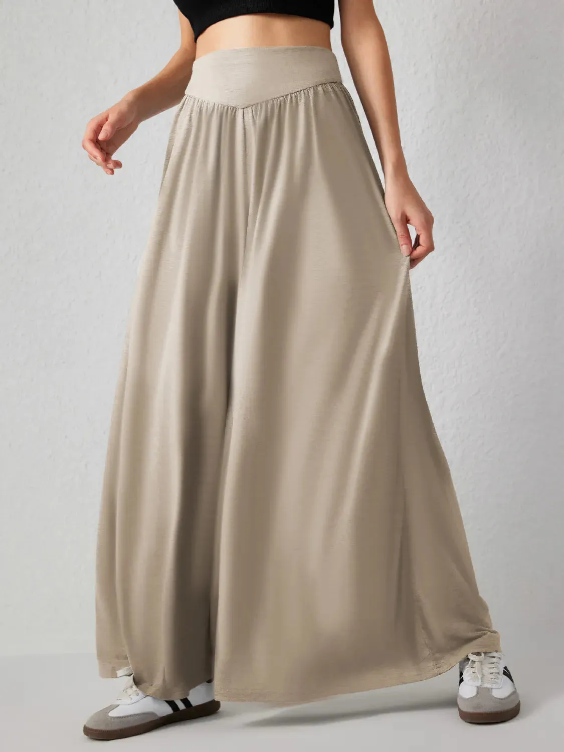 High Waist Wide Leg Pants S-2XL