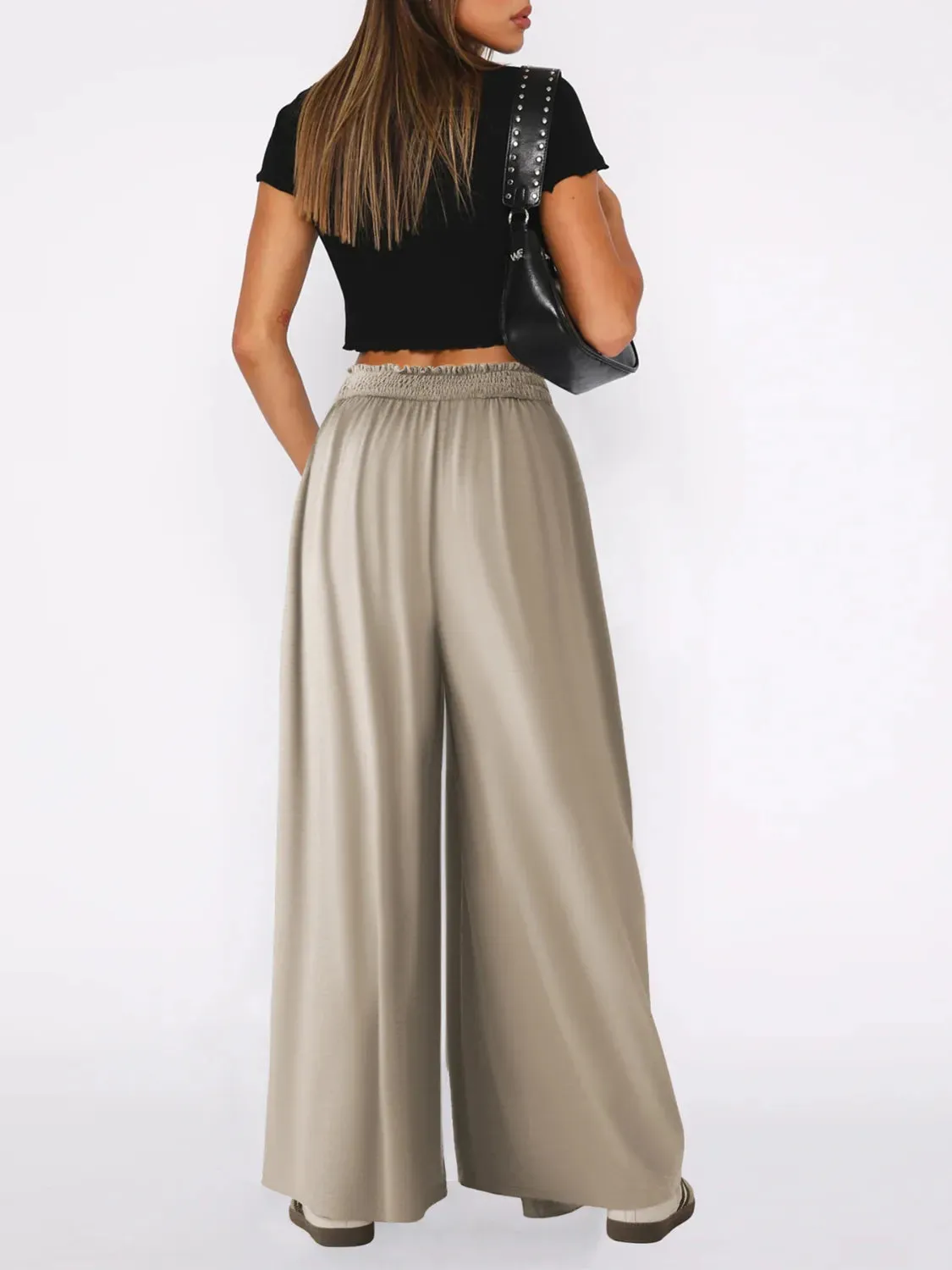High Waist Wide Leg Pants S-2XL