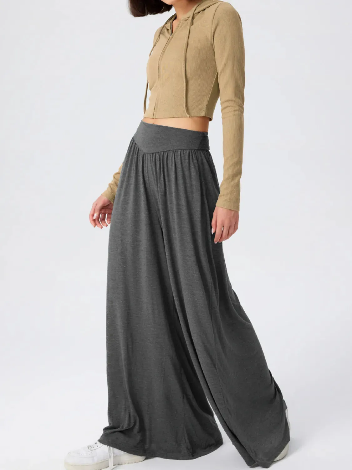 High Waist Wide Leg Pants S-2XL