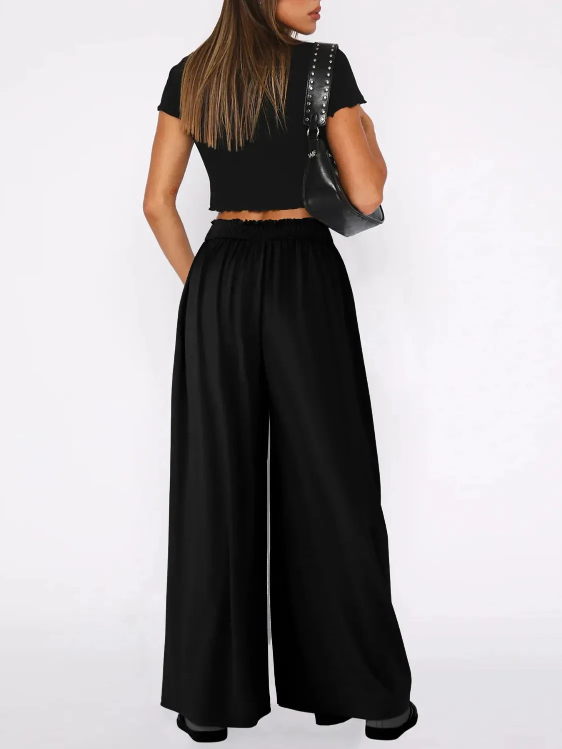 High Waist Wide Leg Pants S-2XL