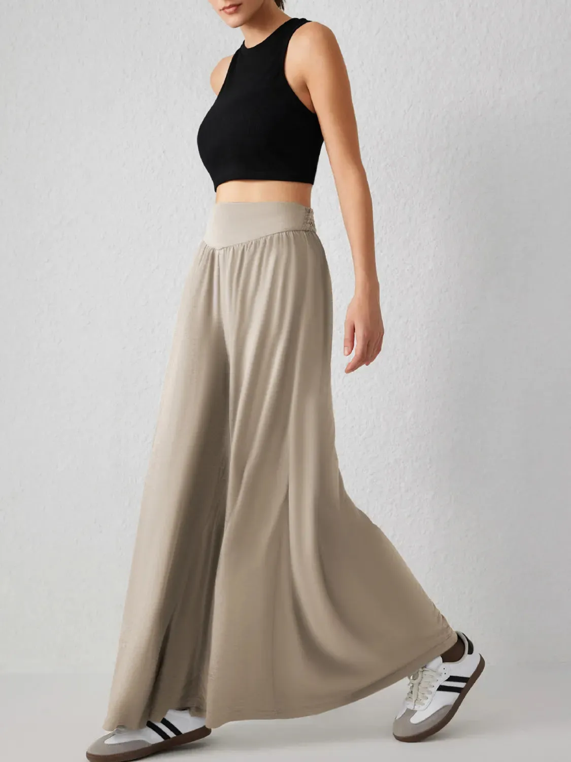 High Waist Wide Leg Pants S-2XL