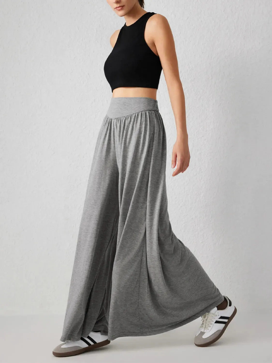 High Waist Wide Leg Pants S-2XL