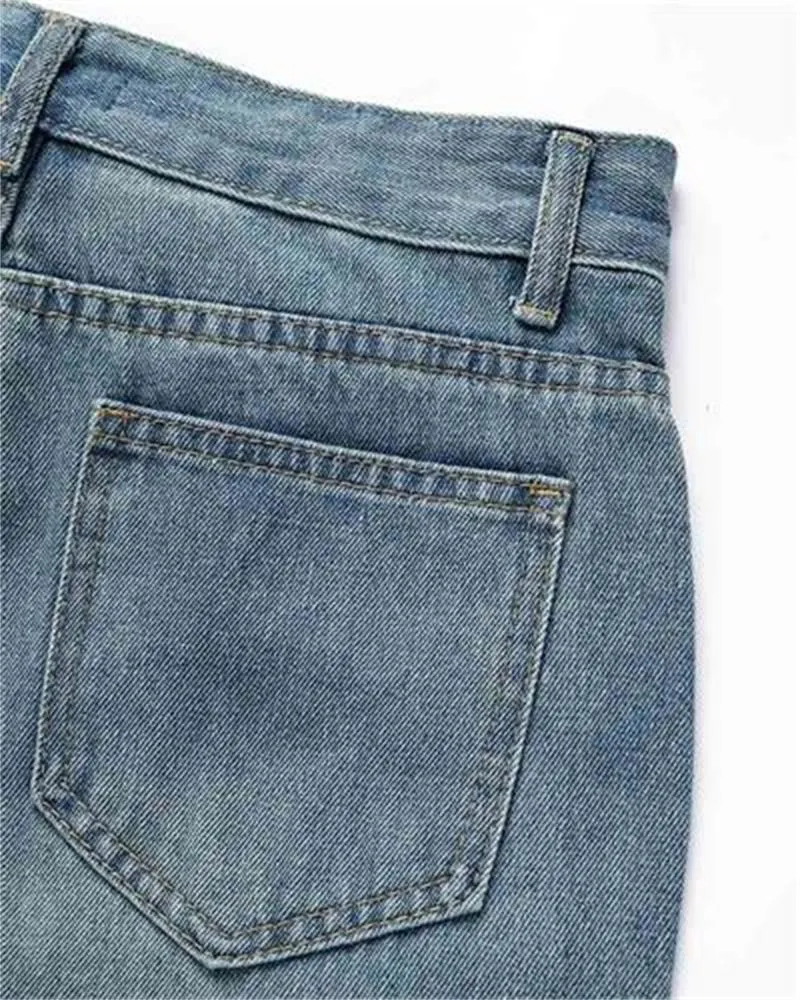High Waisted Denim Jeans