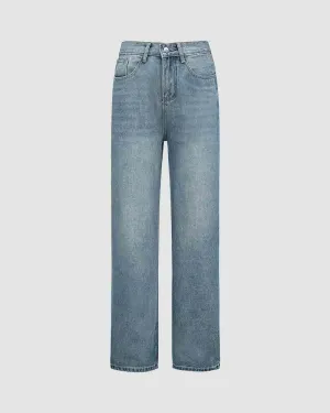 High Waisted Denim Jeans