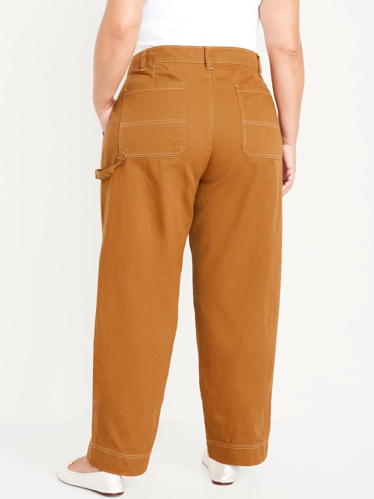 High-Waisted Utility Pants