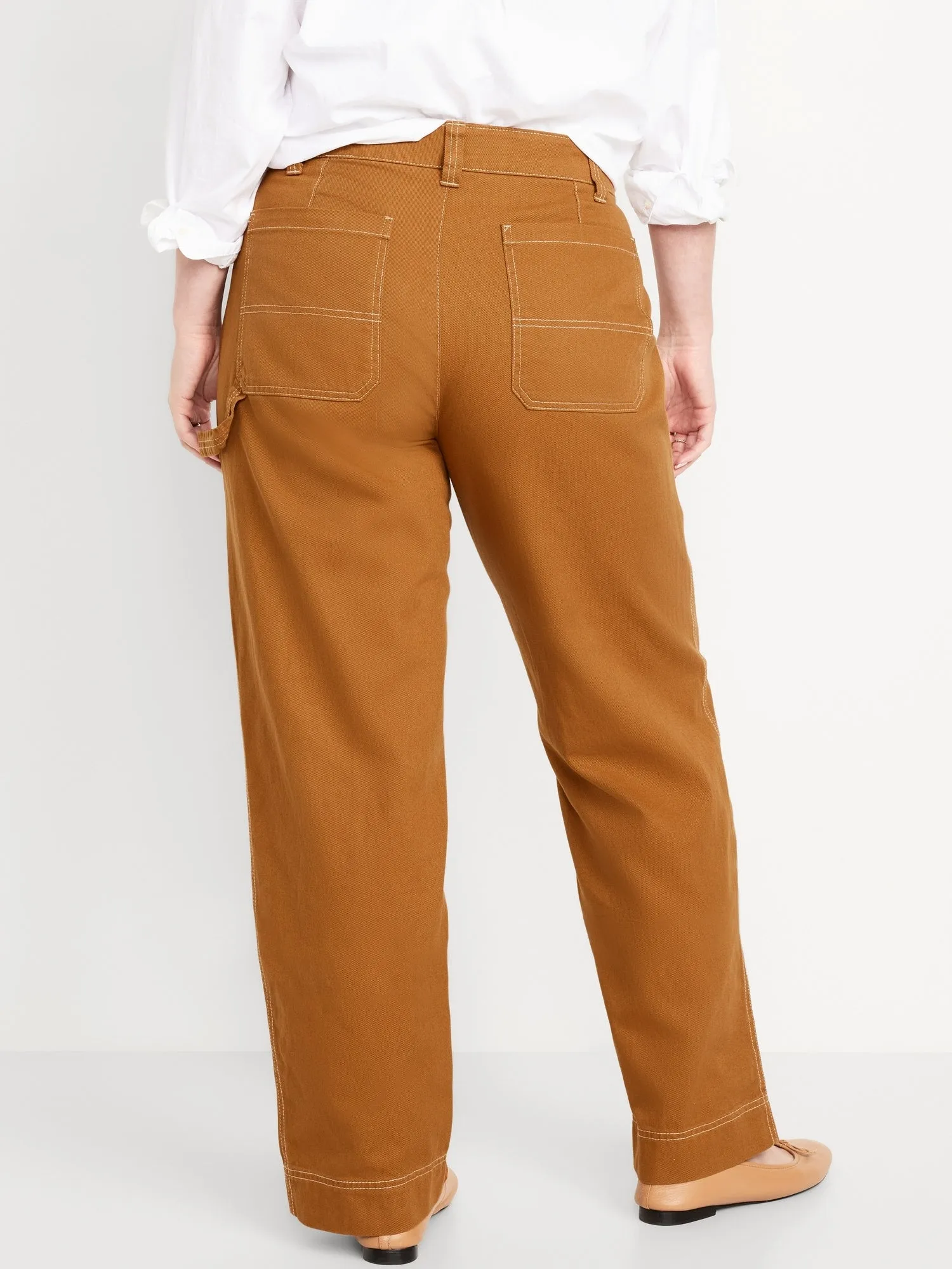 High-Waisted Utility Pants