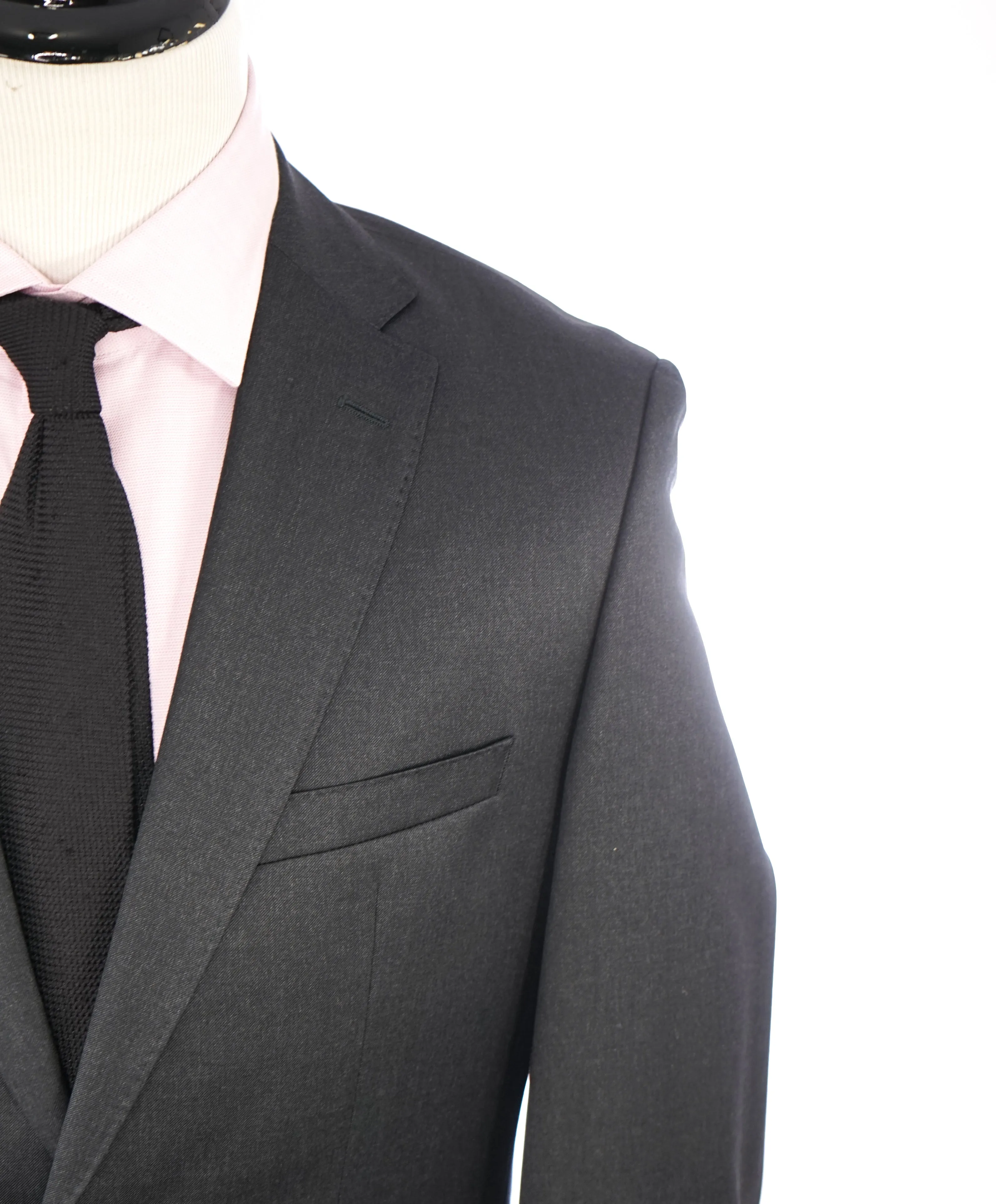 HUGO BOSS - "REDA Super100" Charcoal Gray Suit - 38S