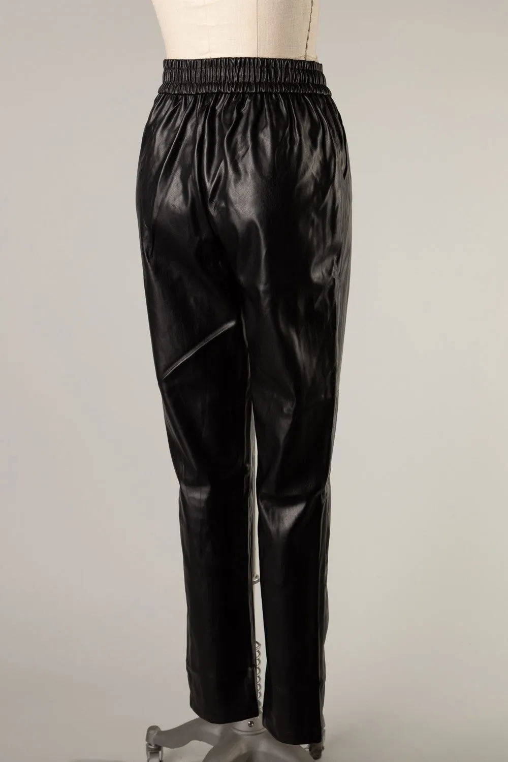 I-FS6824PA Leather Pants with Adjustable Waistband 6PK UNIT PRICE: $15