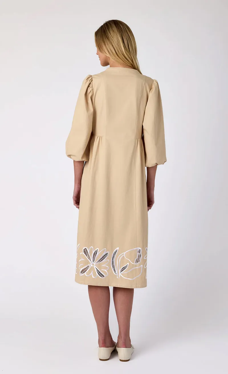 Indie Dress Ecru