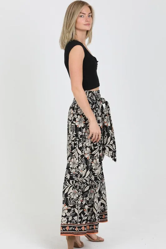 Janine Floral Wide Leg Pants