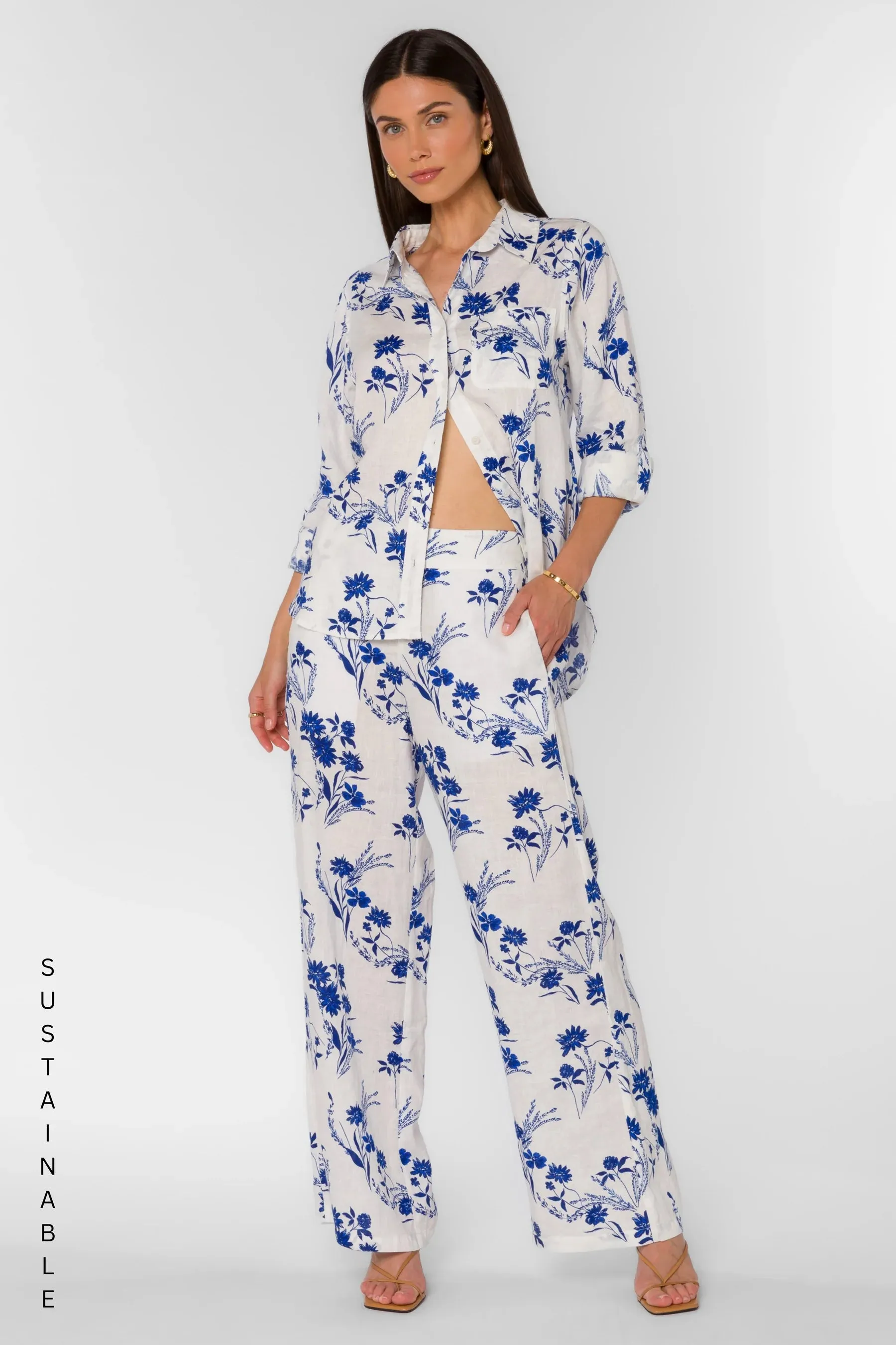 KAELIN PULL ON WIDE LEG PANT
