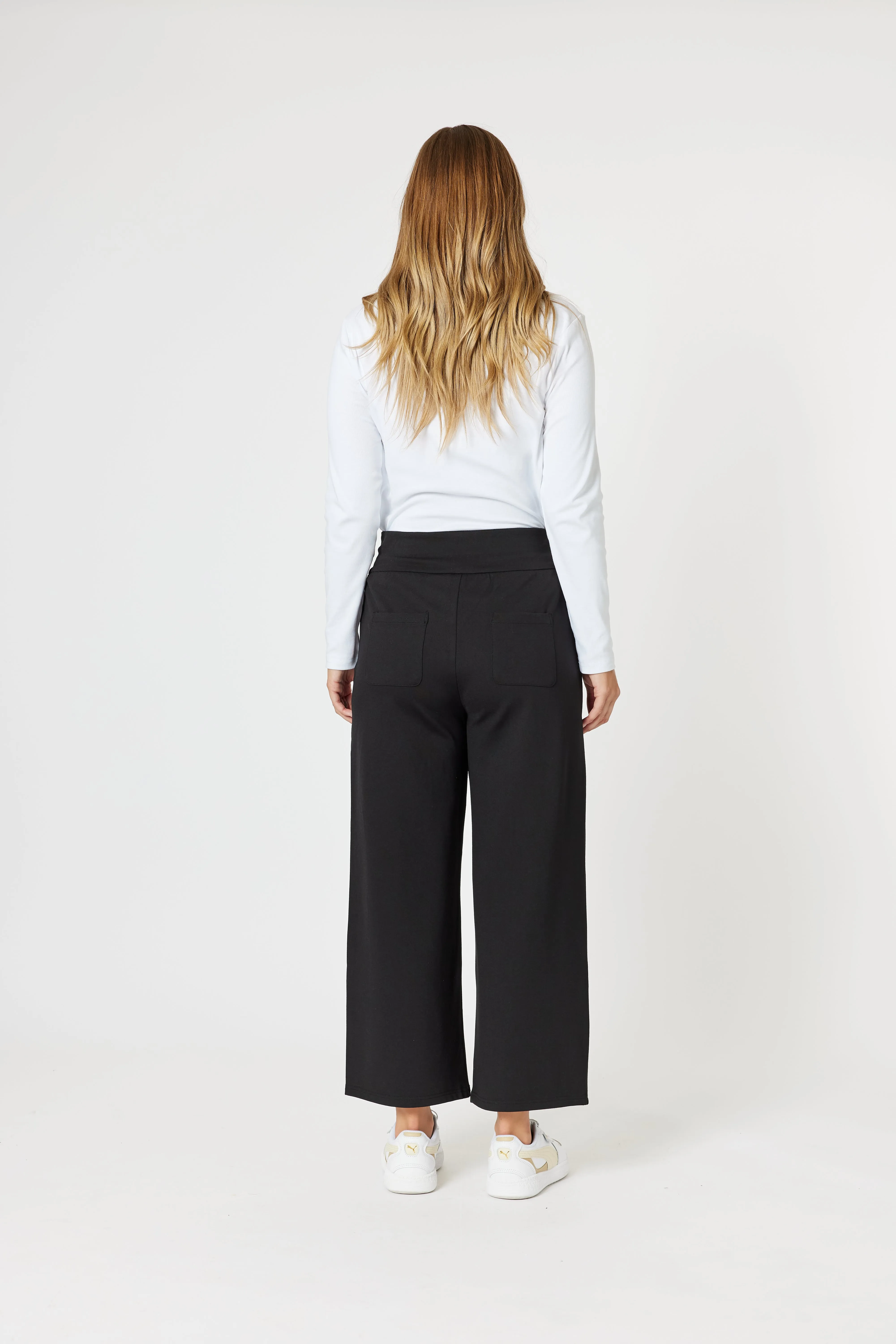 Kimmy Ponti Wide Leg Pant