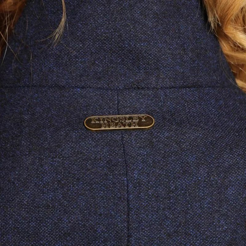 Kingsley Kirstenbosch Luxe Tweed Blazer - Midnight