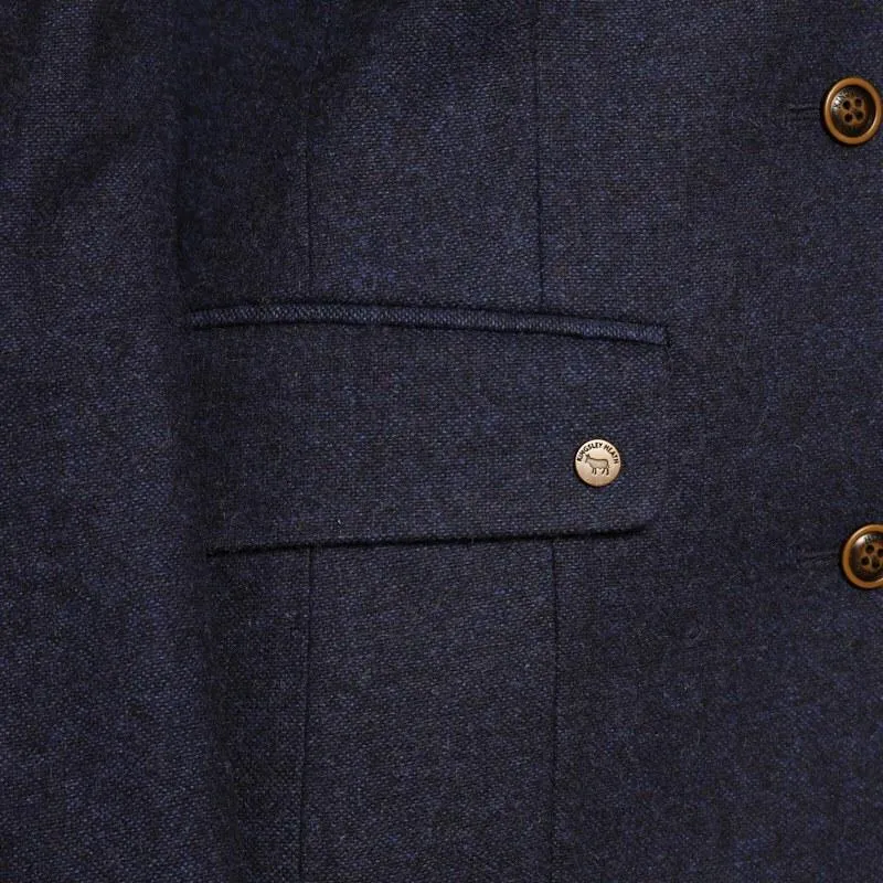 Kingsley Kirstenbosch Luxe Tweed Blazer - Midnight