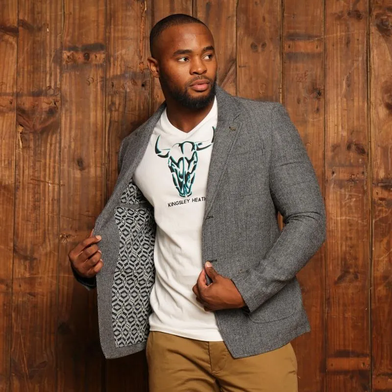 Kingsley Urban Luxury Tweed Blazer - Puku