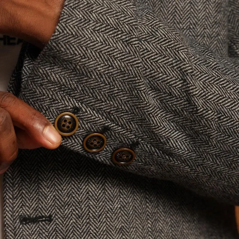 Kingsley Urban Luxury Tweed Blazer - Puku