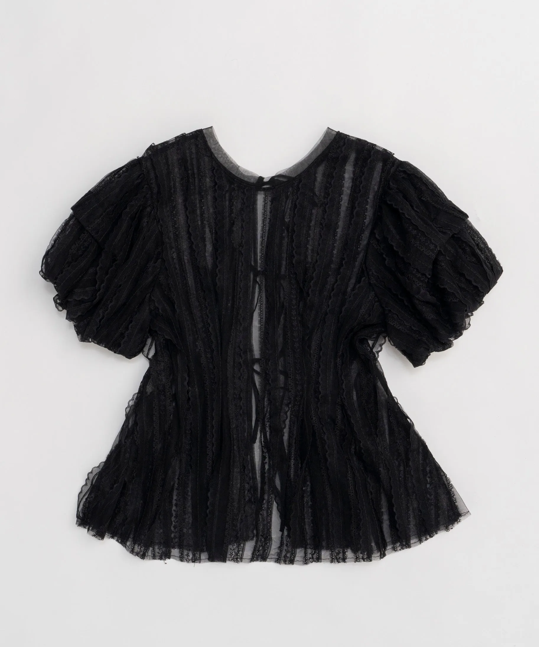 Lace Peplum 2way Tops