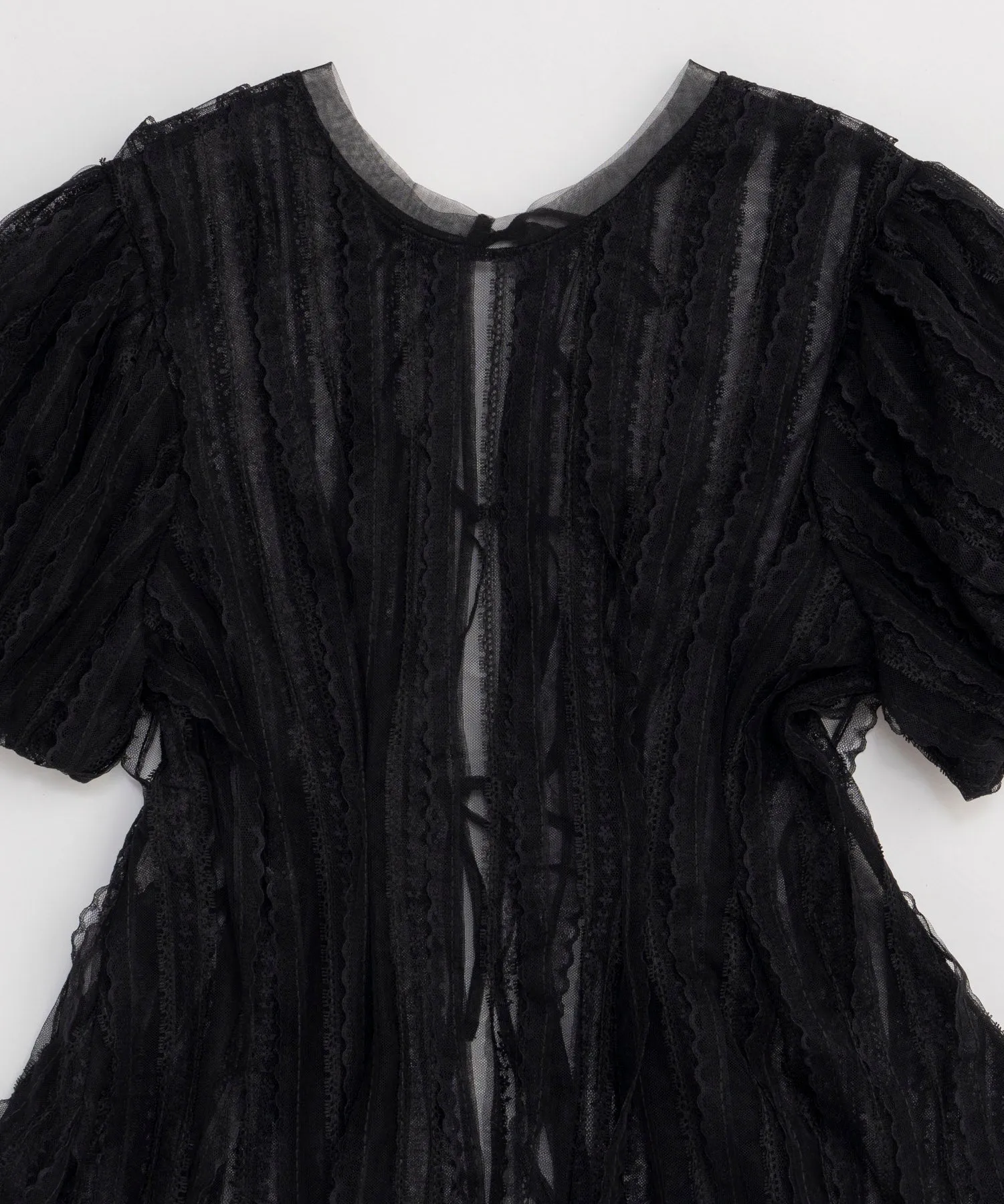 Lace Peplum 2way Tops