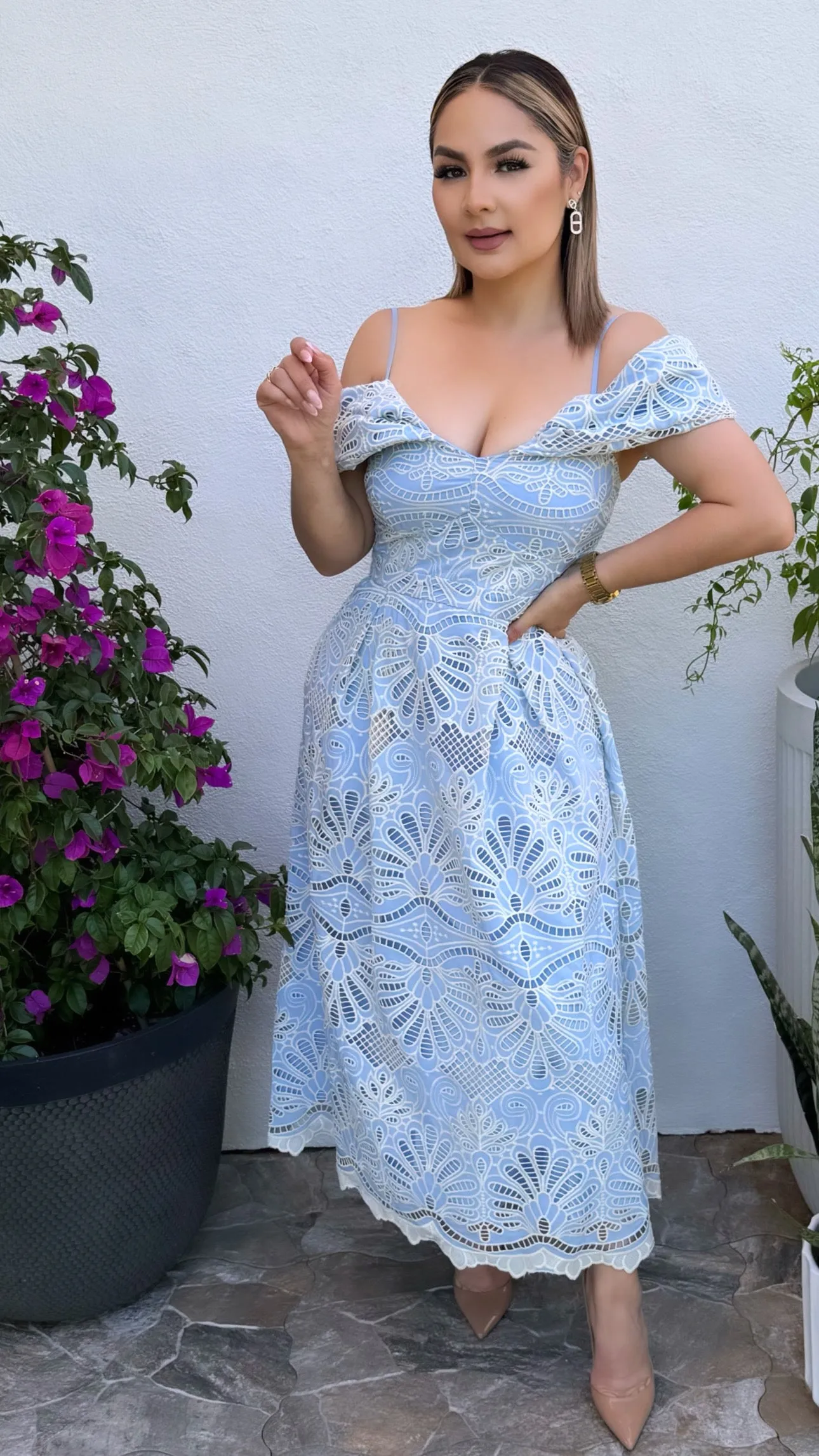 LARISA BLUE DRESS