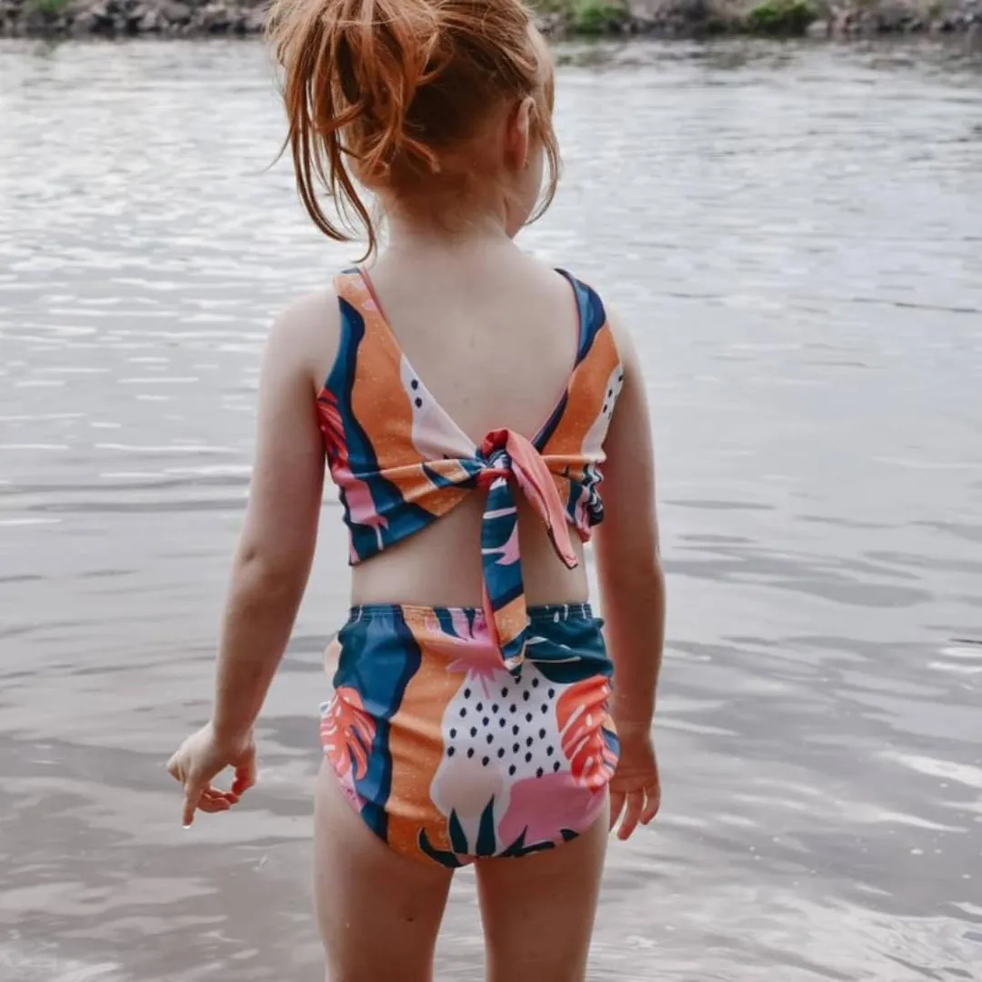 Lil Waterfront Reverse Crop / Peplum