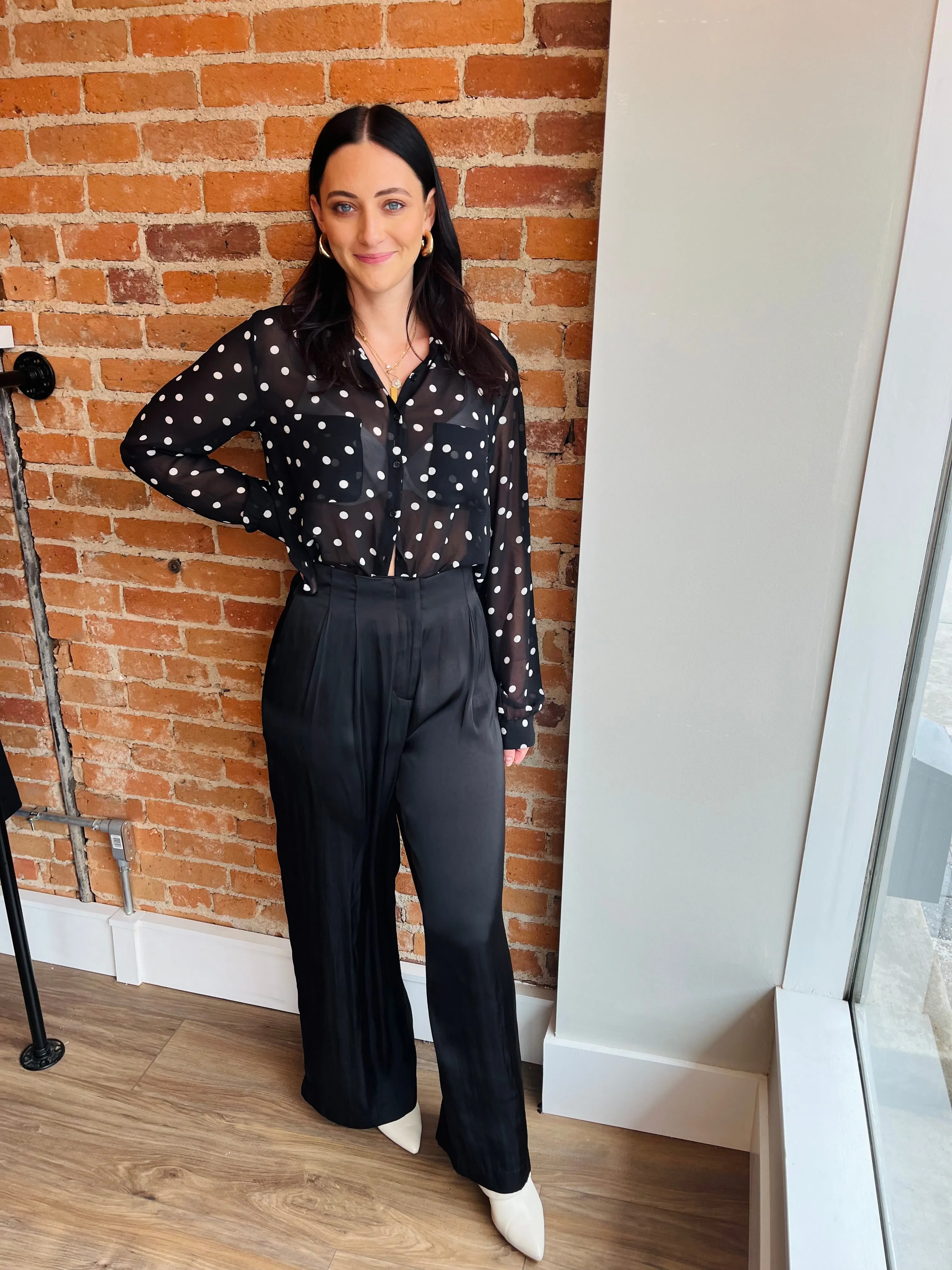 Lisse Wide Leg Pant