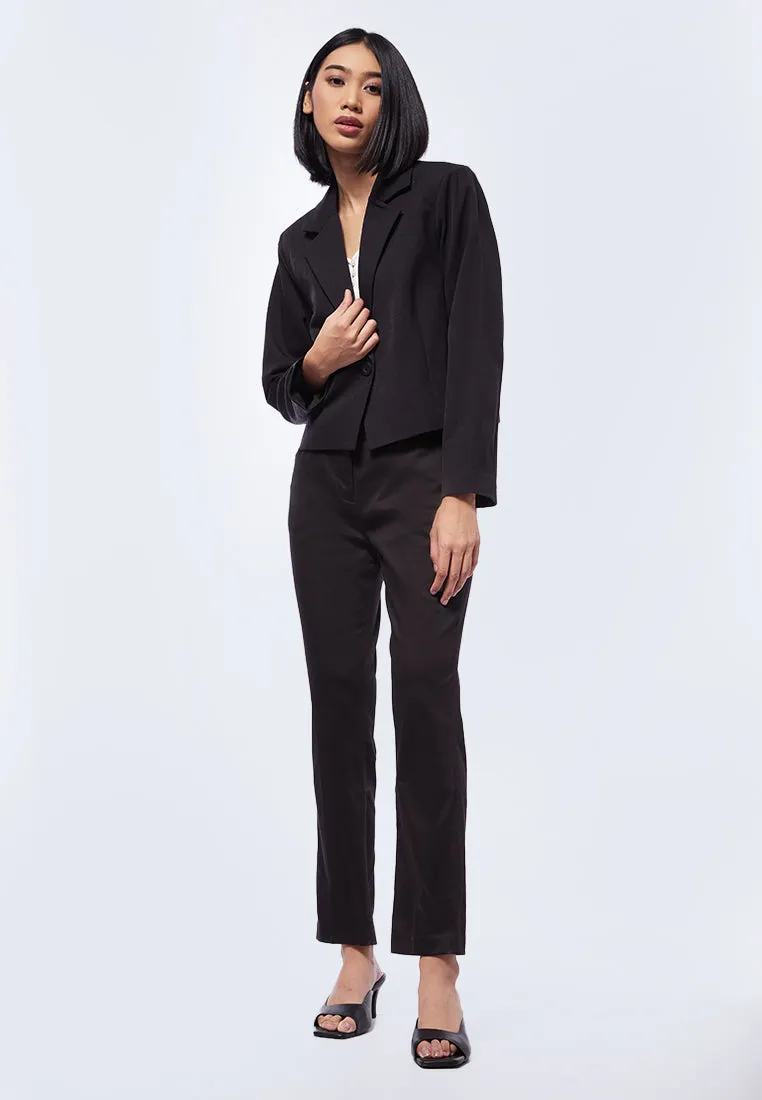 Long Sleeve Blazer with Lapel