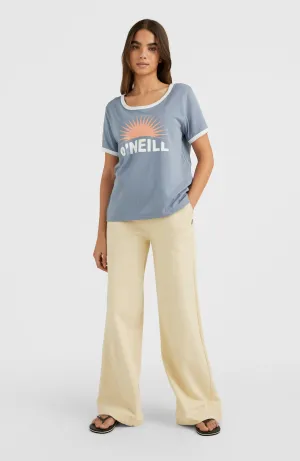 Lulu Wide Leg Jogginghose | Bleached Sand