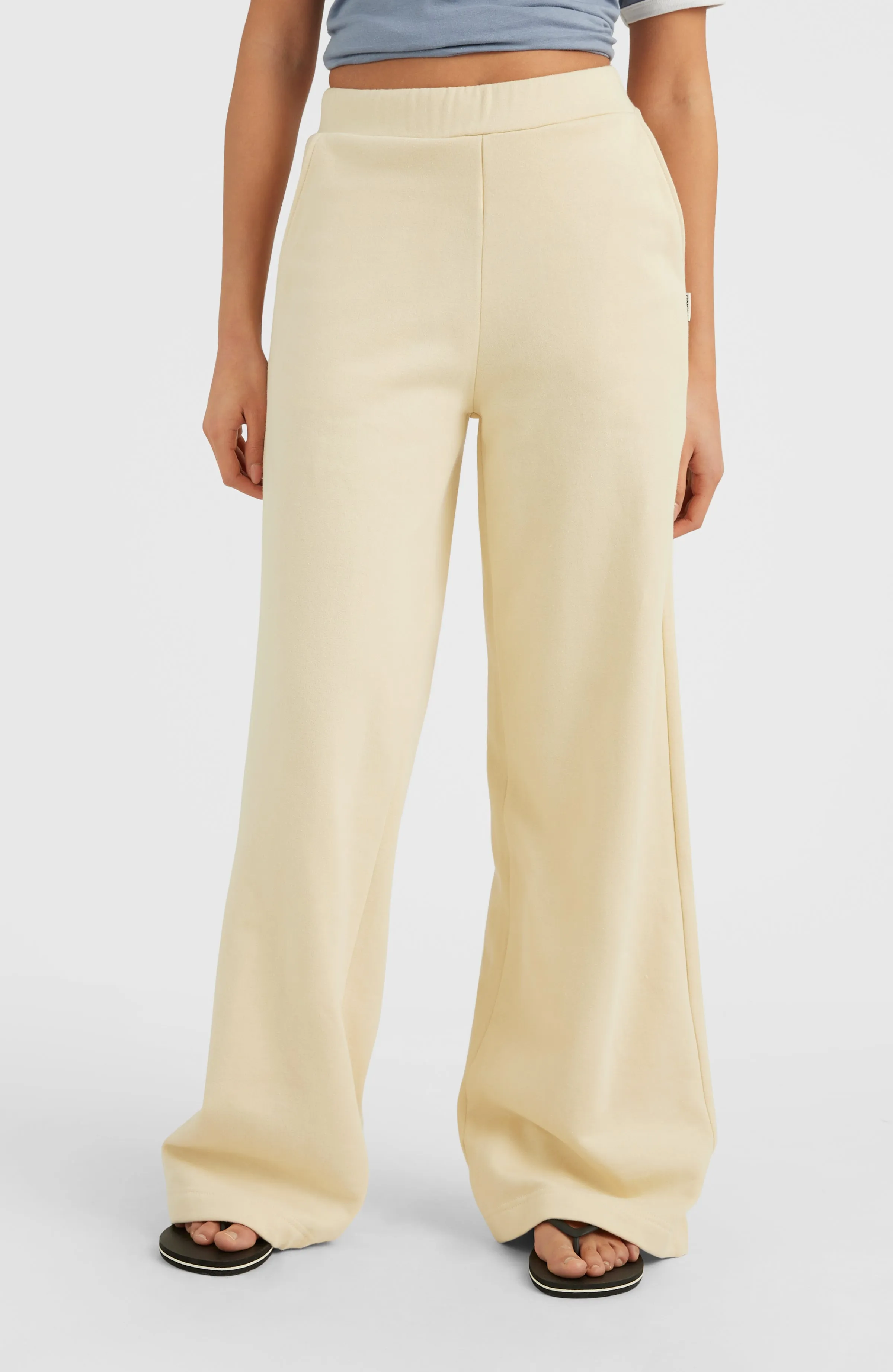 Lulu Wide Leg Jogginghose | Bleached Sand