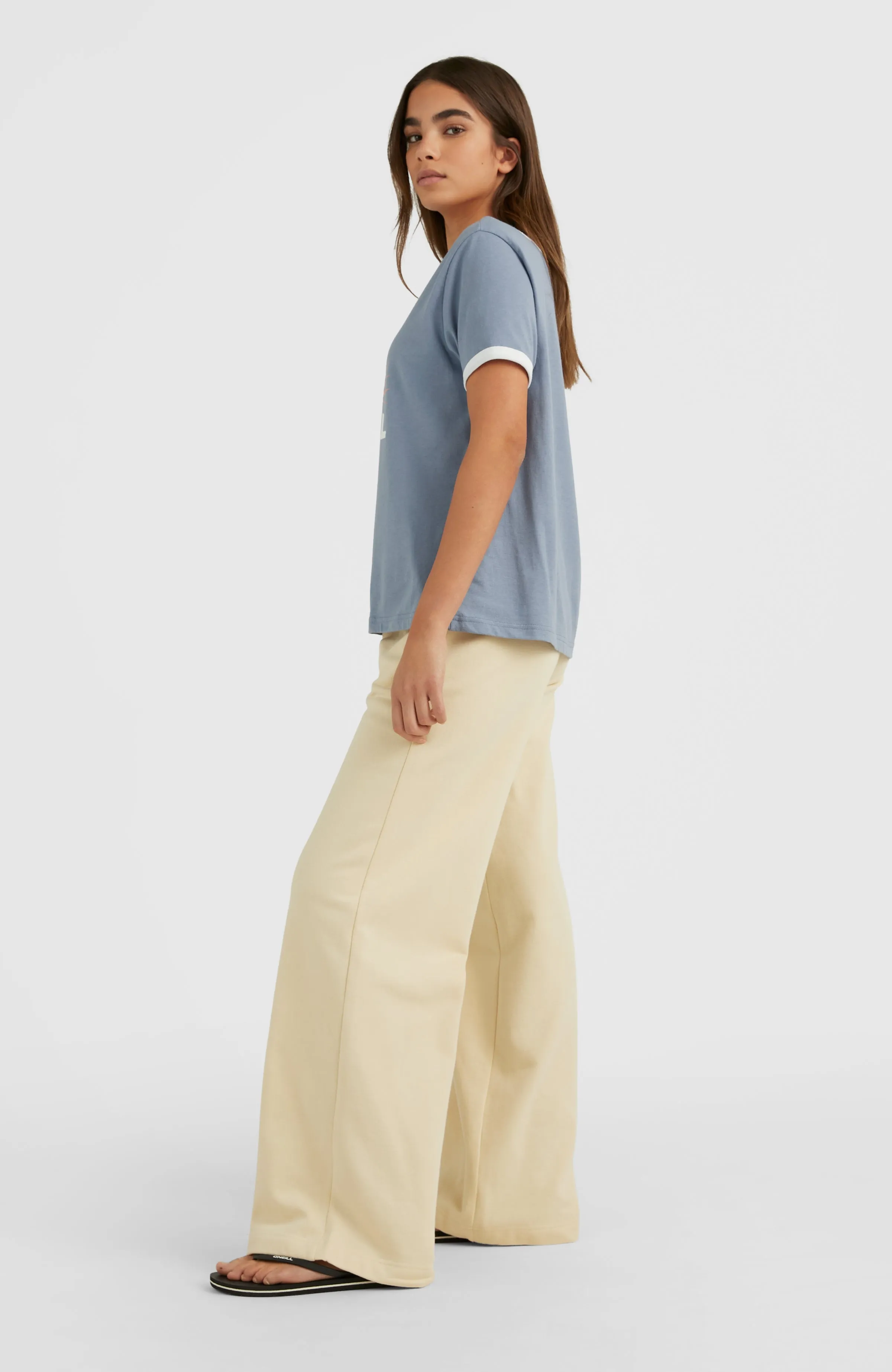 Lulu Wide Leg Jogginghose | Bleached Sand