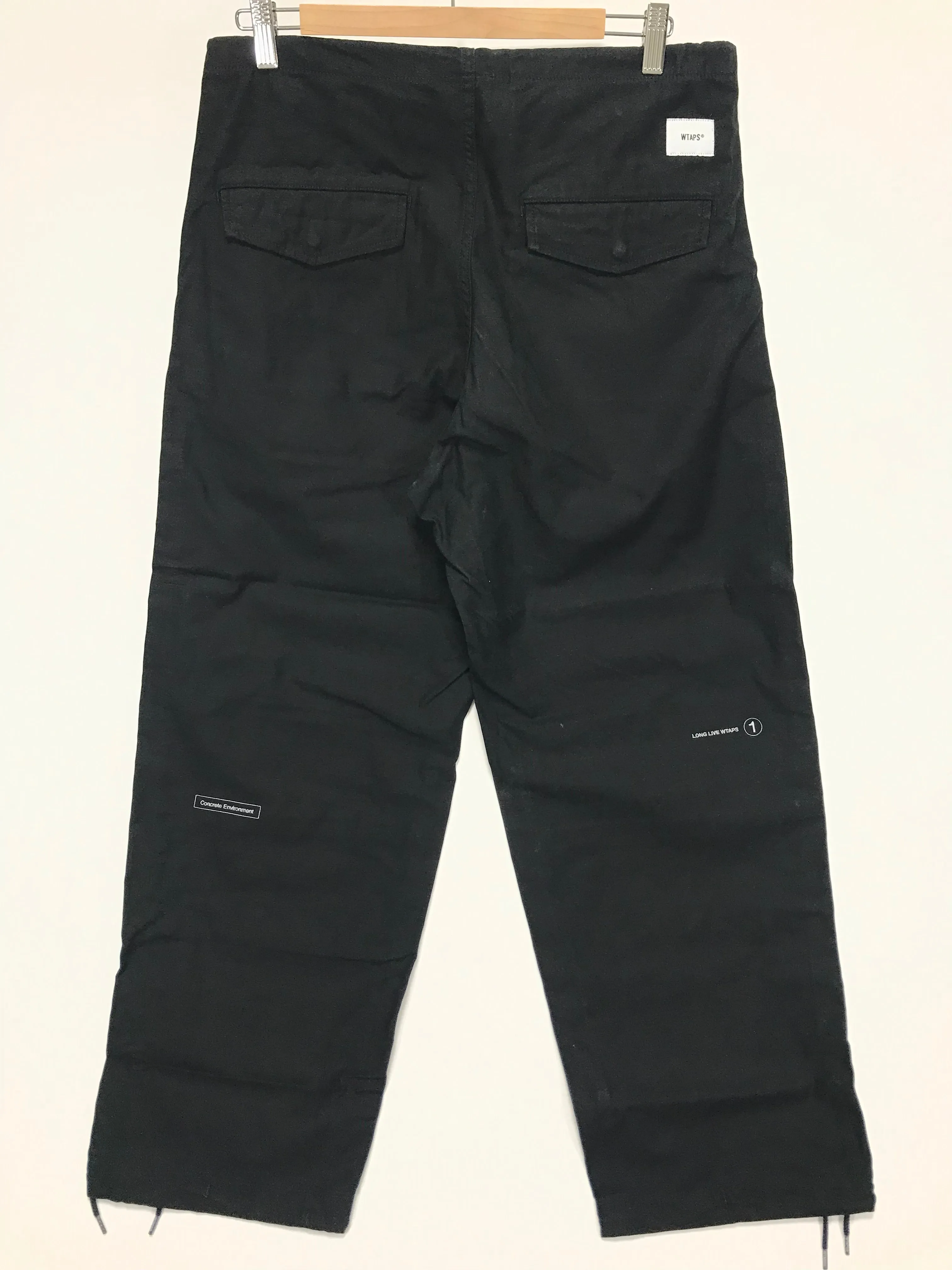 [M] DS! WTaps 18AW Cape BDU Pants Black