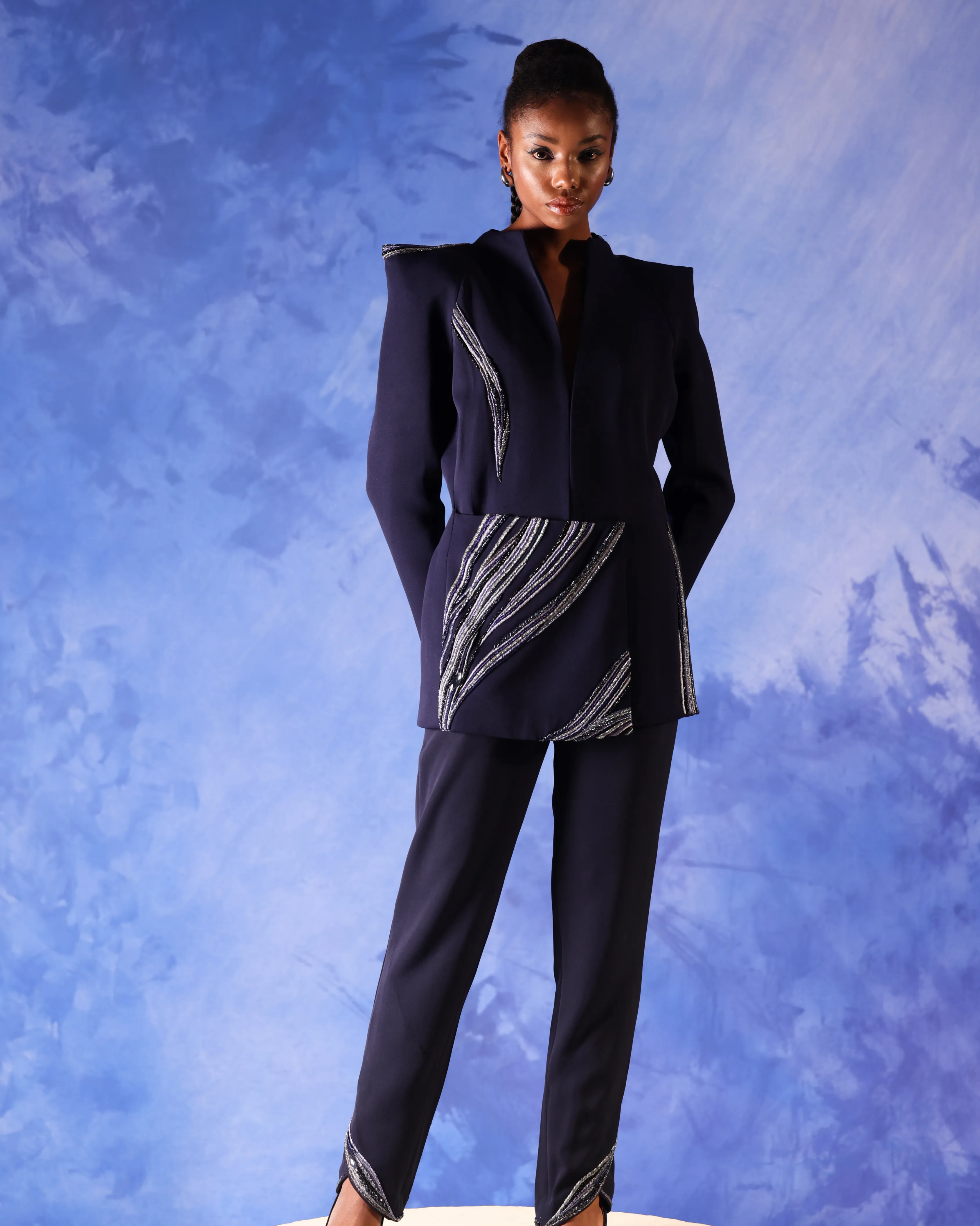 Maha Trousers with Split Hem