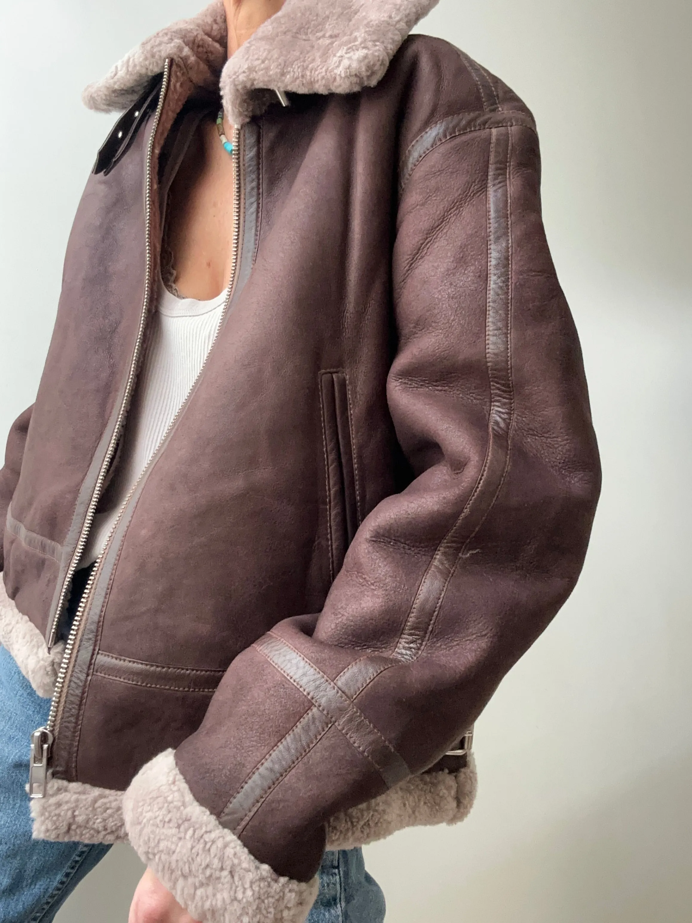 Maje Shearling Jacket