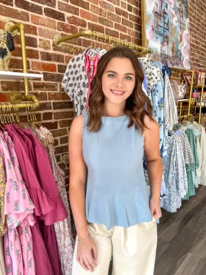 Makayla Top in Blue