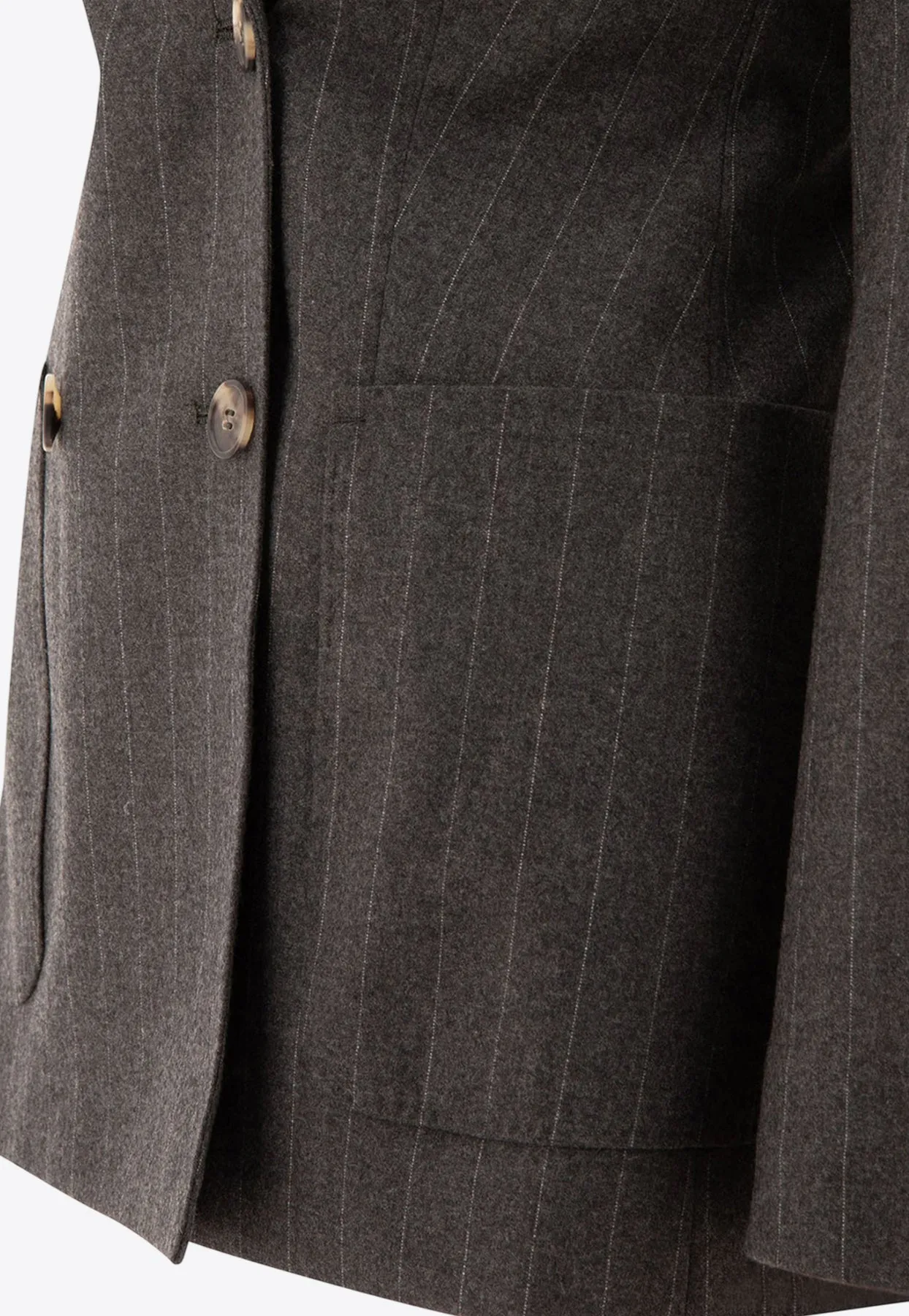 Maracas Pinstriped Blazer